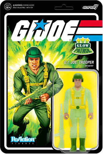 Super7 - G.I. Joe ReAction Figures Wave 1B - Greenshirt (Glow Patrol) (SDCC Exclusive)