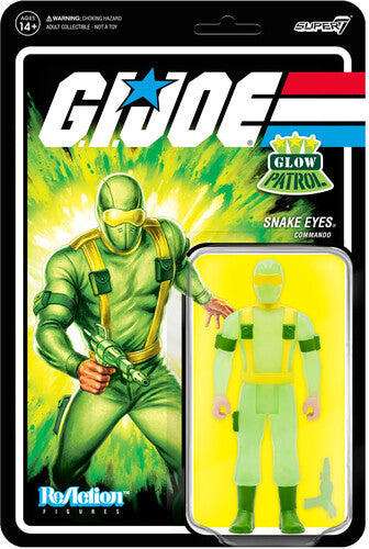 Super7 - G.I. Joe ReAction Figures Wave 1B - Snake Eyes (Glow Patrol) (SDCC Exclusive)
