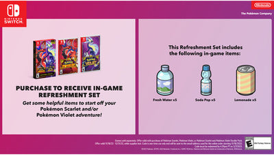 Pokemon Scarlet & Pokemon Violet Double Pack for Nintendo Switch