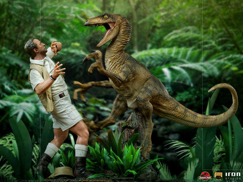 Iron Studios - Jurassic Park - Clever Girl Deluxe Art Scale 1/10