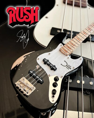 Rush Geddy Lee Fender Jazz Vintage Tour Edition Mini Bass Guitar Replica Collectible