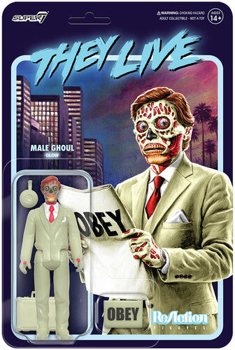 Super7 - They Live ReAction Wave 2 - Male Ghoul (Glow)