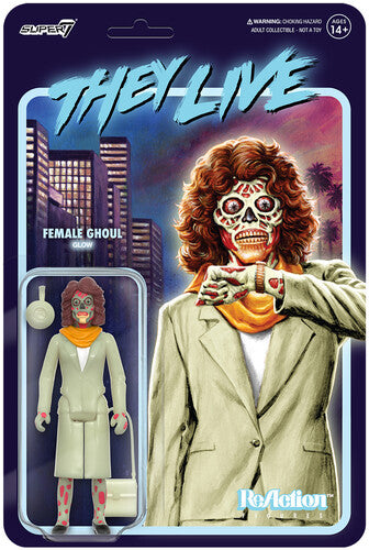 Super7 - They Live ReAction Wave 2 - Female Ghoul (Glow)