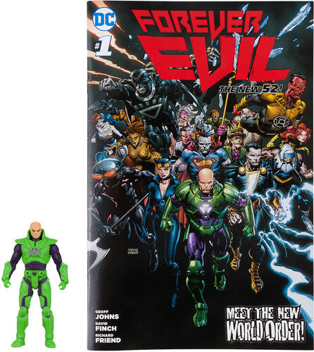 DC Direct - Page Punchers - 3" Figure With Comic Wave 3 - Lex Luthor Power Suit (Green)