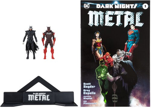 DC Direct - Page Punchers - Batman who Laughs & Red Death 2-Pack (Dark Nights Metal #1)