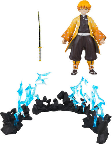 McFarlane Toys - Demon Slayer 5" Deluxe Wave 1 - Zenitsu with Thunder Breathing Accessories