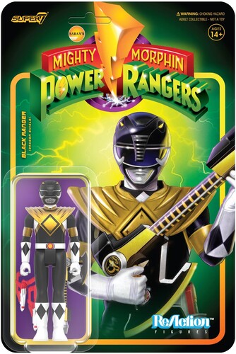 Super7 - Mighty Morphin Power Rangers Wave 4 - Black Ranger (Dragon Shield)
