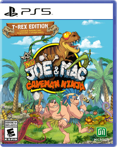 New Joe and Mac: Caveman Edition - T-Rex Edition for PlayStation 5