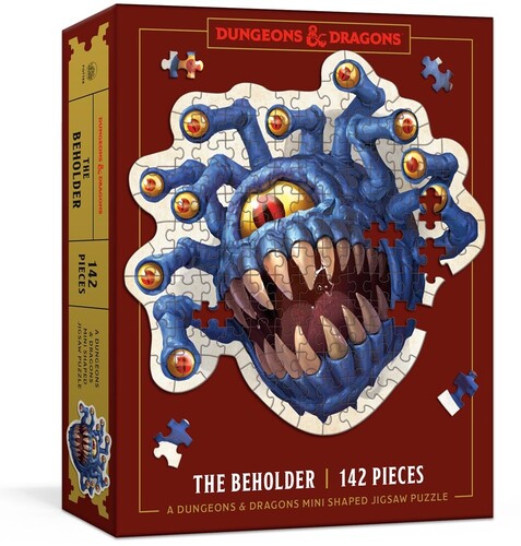 Dungeons & Dragons Mini Shaped Jigsaw Puzzle: The Beholder Edition: 142-Piece Collectible Puzzle for All Ages (Dungeons & Dragons, D&D)