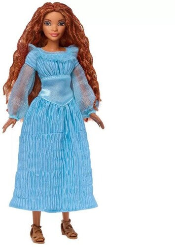 Mattel - Disney The Little Mermaid Ariel on Land Doll, in Blue Dress