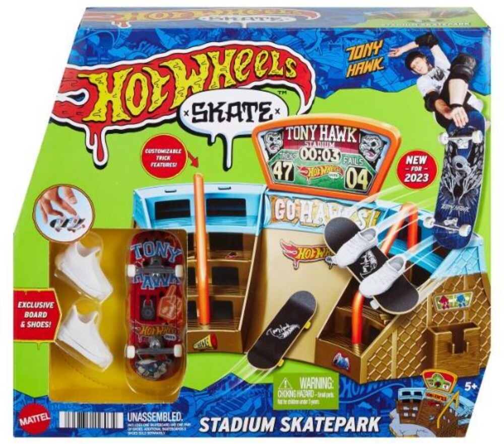 Mattel - Hot Wheels Skate Tony Hawk Moment Fingerboard Stadium Skatepark