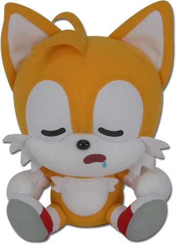Sonic The Hedgehog Sd Tails Sleep Sit Plush 7 In H