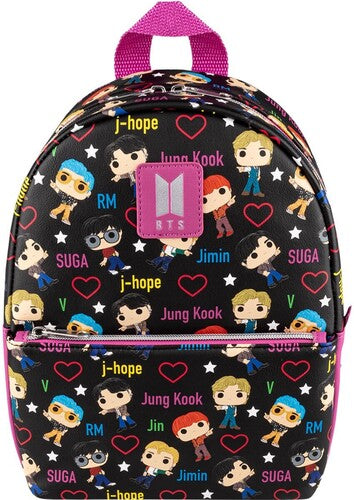 FUNKO POP! MINI BACKPACK: BTS - Band with Hearts AOP