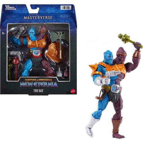 Mattel Collectible - Masters of the Universe Masterverse Two-Bad Action Figure (He-Man, MOTU)