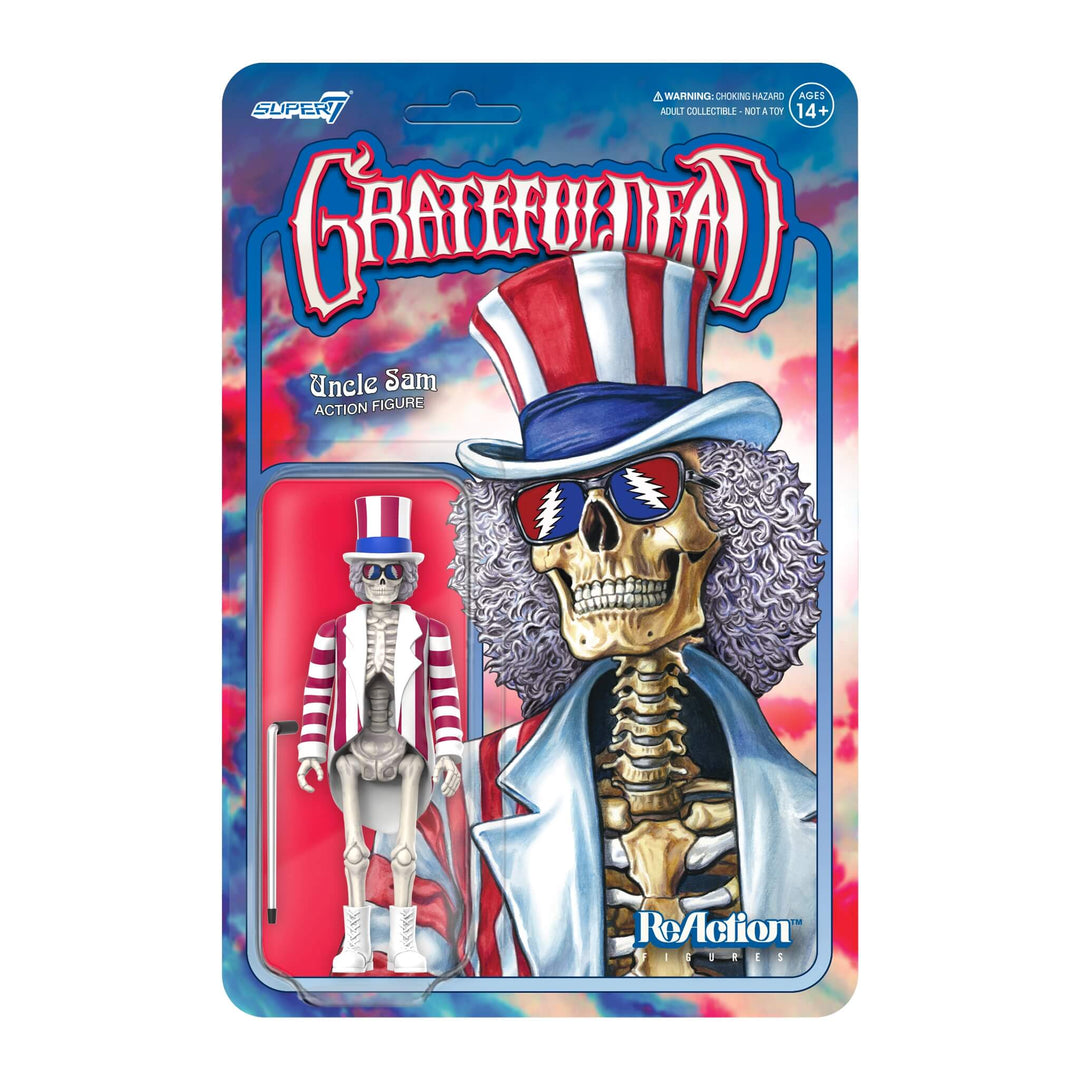 Super7 - Grateful Dead - ReAction Figure Wave 3 - Uncle Sam Skeleton