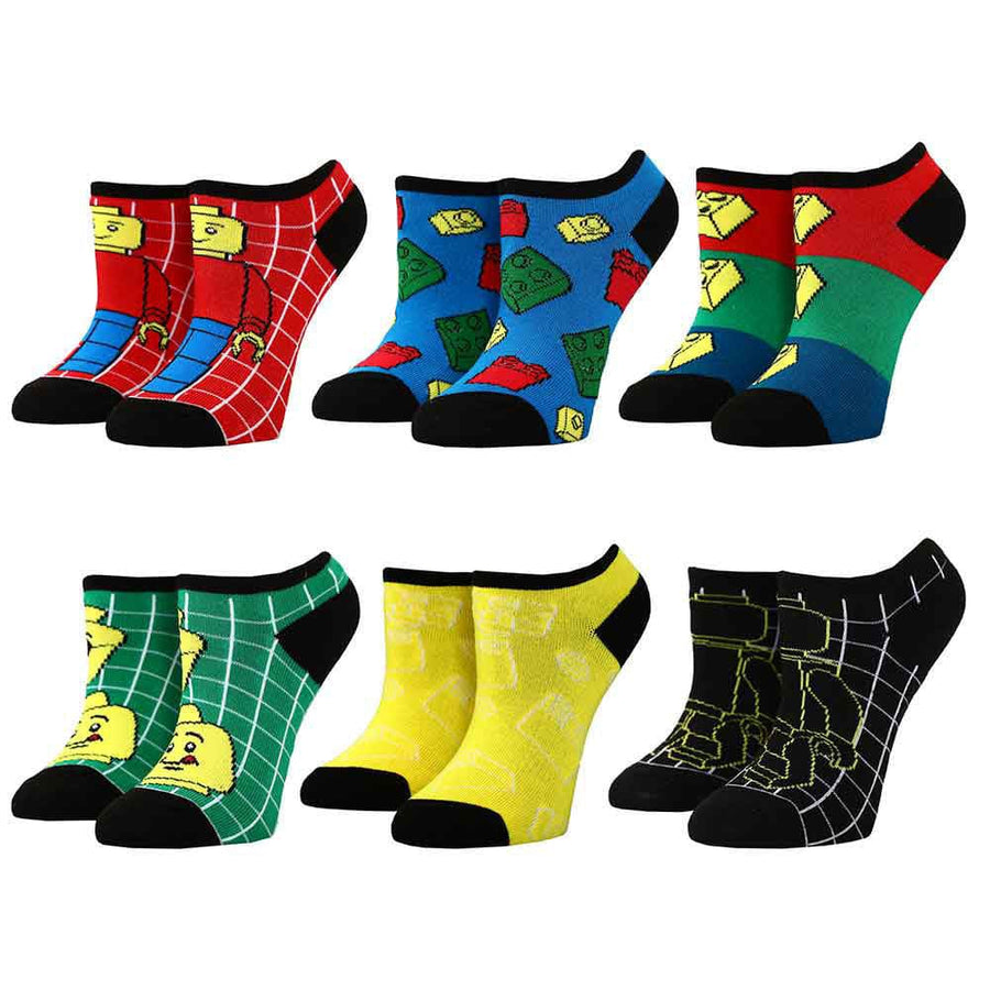 Lego Classic Youth Ankle Socks (Pack of 6) - Socks