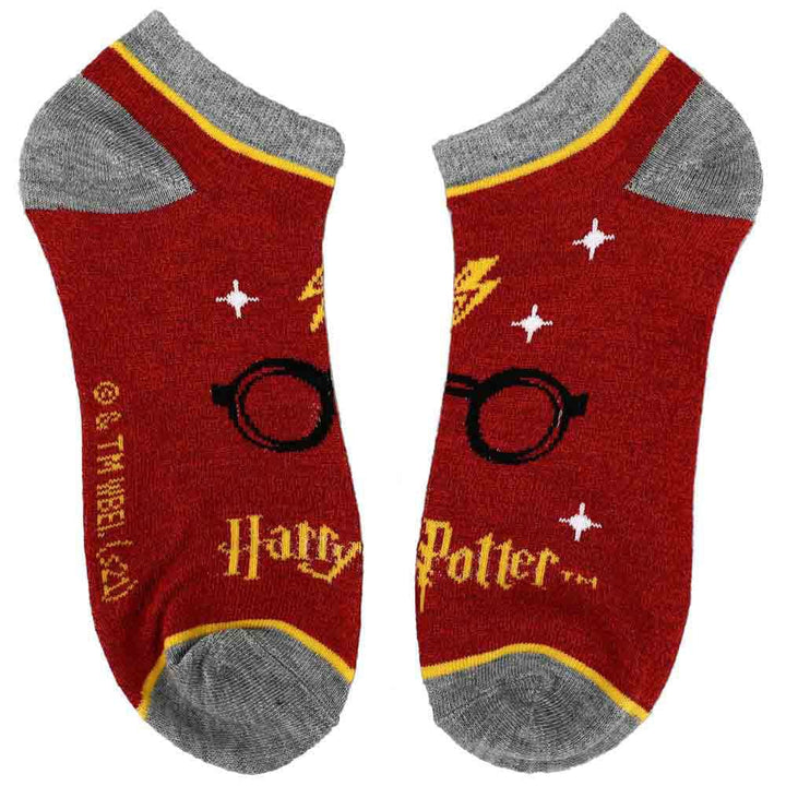 Harry Potter Hogwarts 5 Pair Ankle Socks - Socks