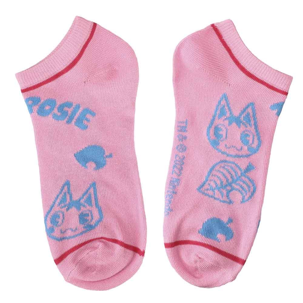 Animal Crossing Icons 5 Pair Ankle Socks - Socks