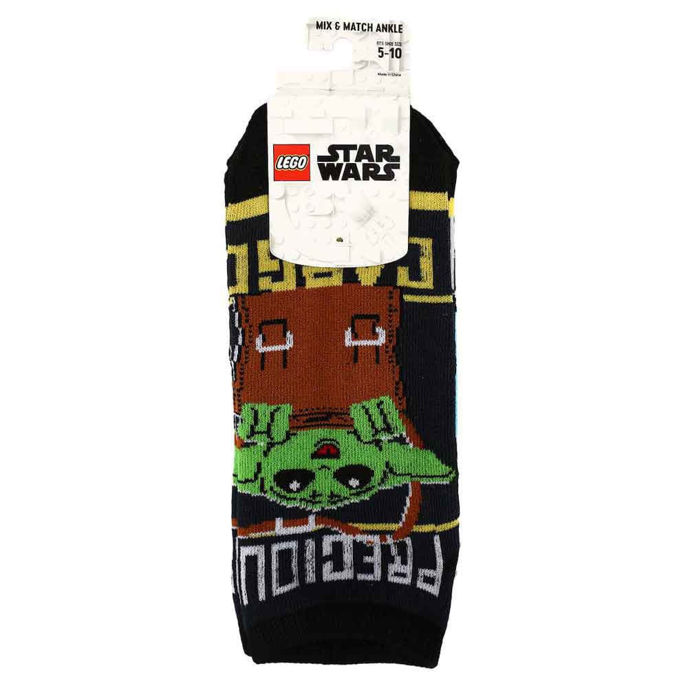 Lego X Star Wars The Mandalorian Grogu Youth Ankle Socks 