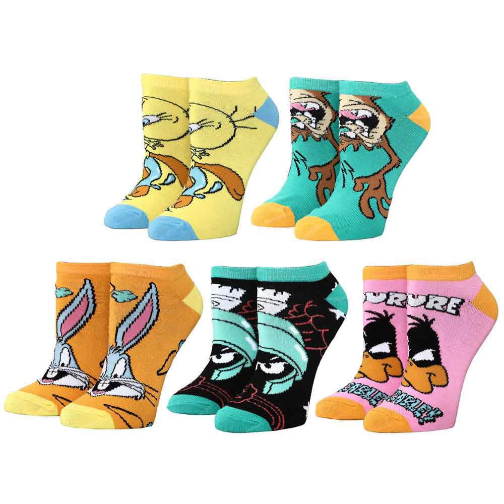 Looney Tunes Characters 6 Pair Ankle Socks - Socks