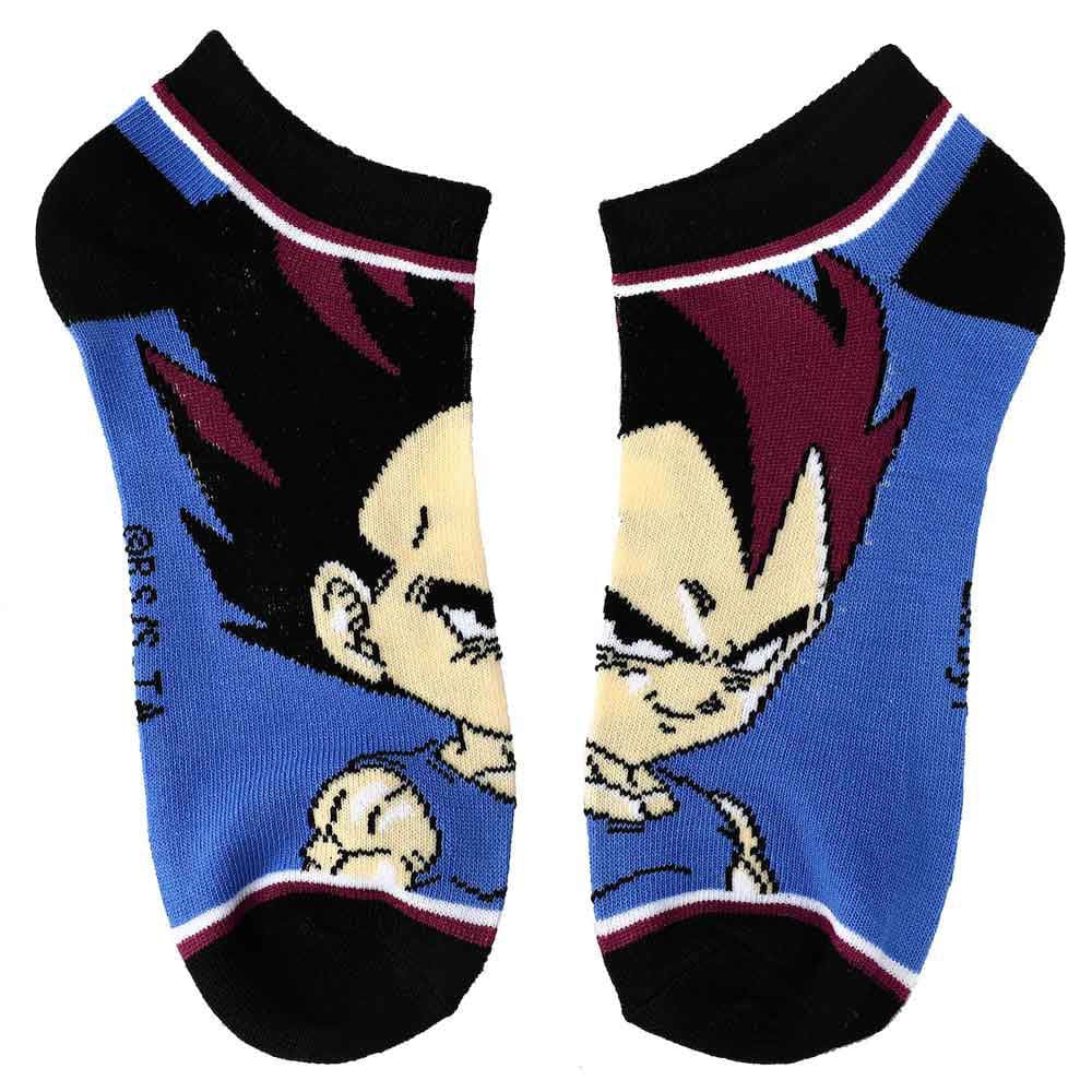 Dragon Ball Z Chibi Characters 5 Pair Ankle Socks - Socks