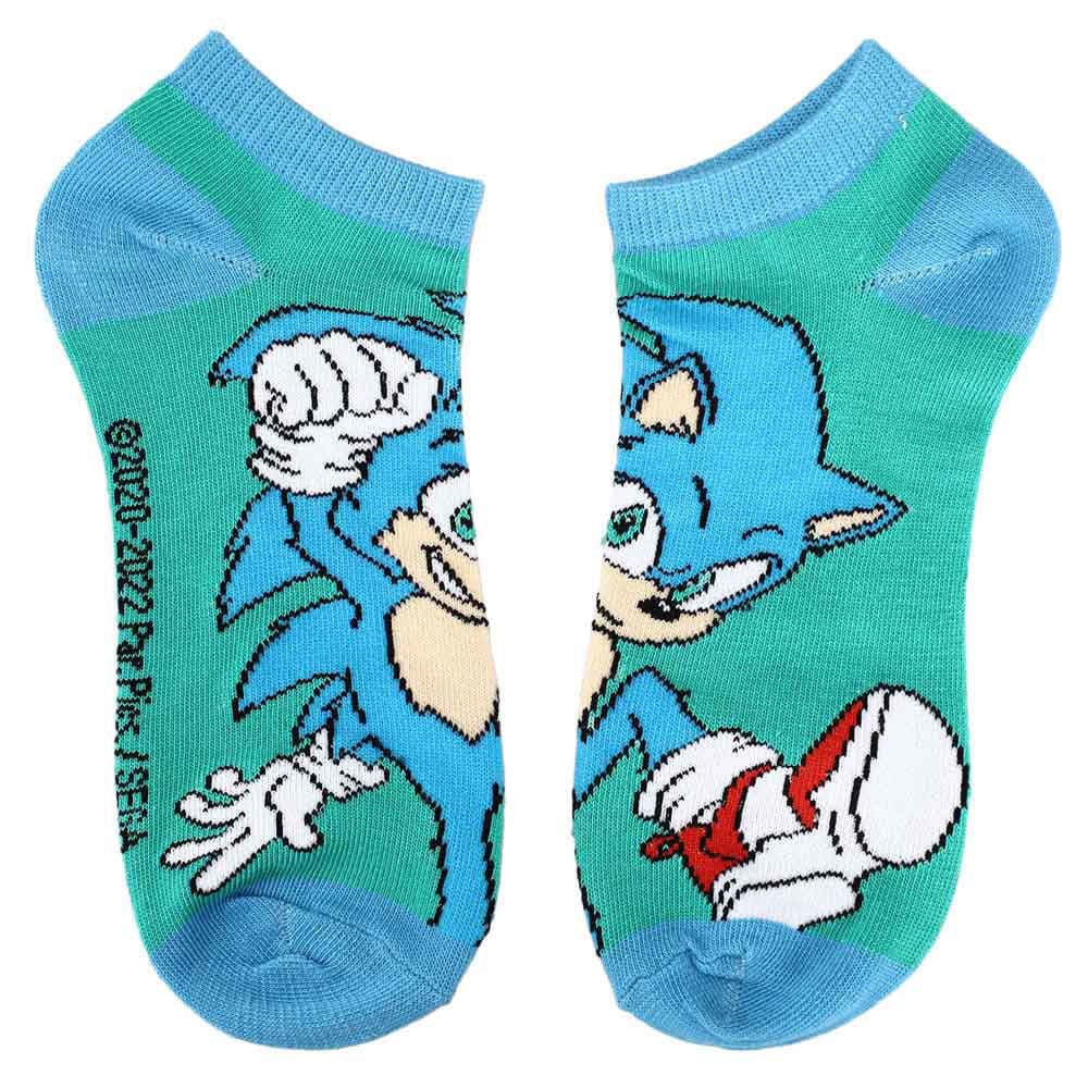 Sonic The Hedgehog 2 Logo 5 Pair Ankle Socks - Socks