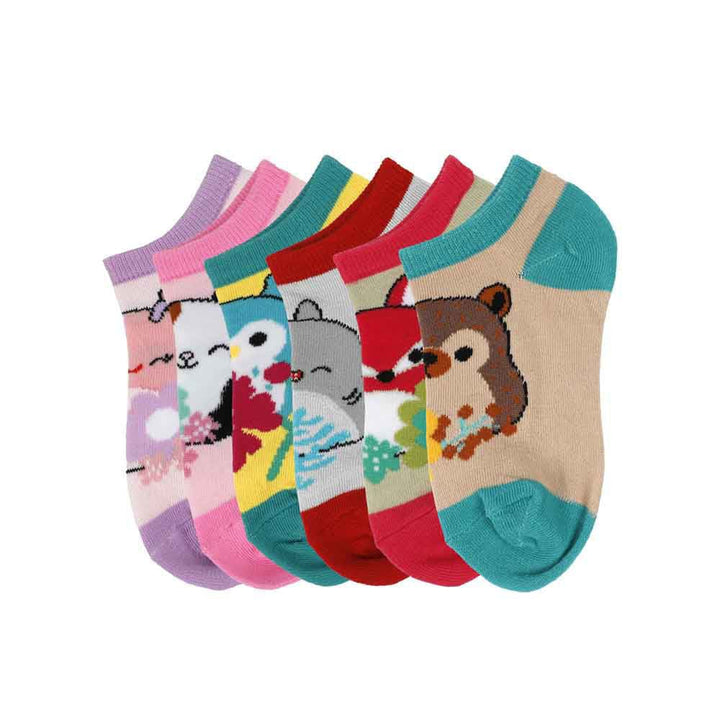 Squishmallows Squad Youth 6 Pair Ankle Socks - Socks