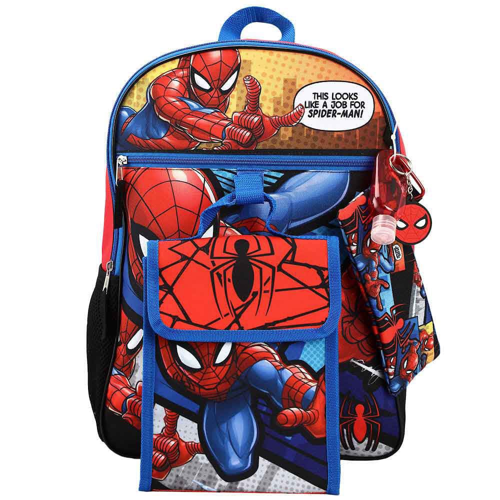 16 Marvel Spider-ManBackpack (6 Piece Set) - Backpacks