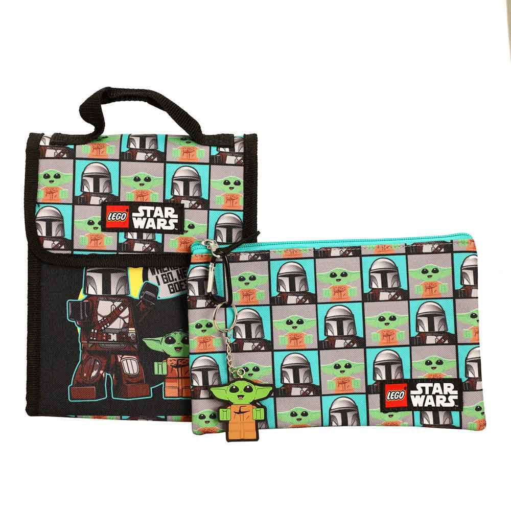 16 Star Wars Lego The Mandalorian Grogu Backpack (5 Piece 