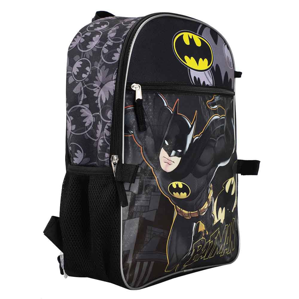 16 DC Comics Batman Backpack (5 Piece Set) - Backpacks