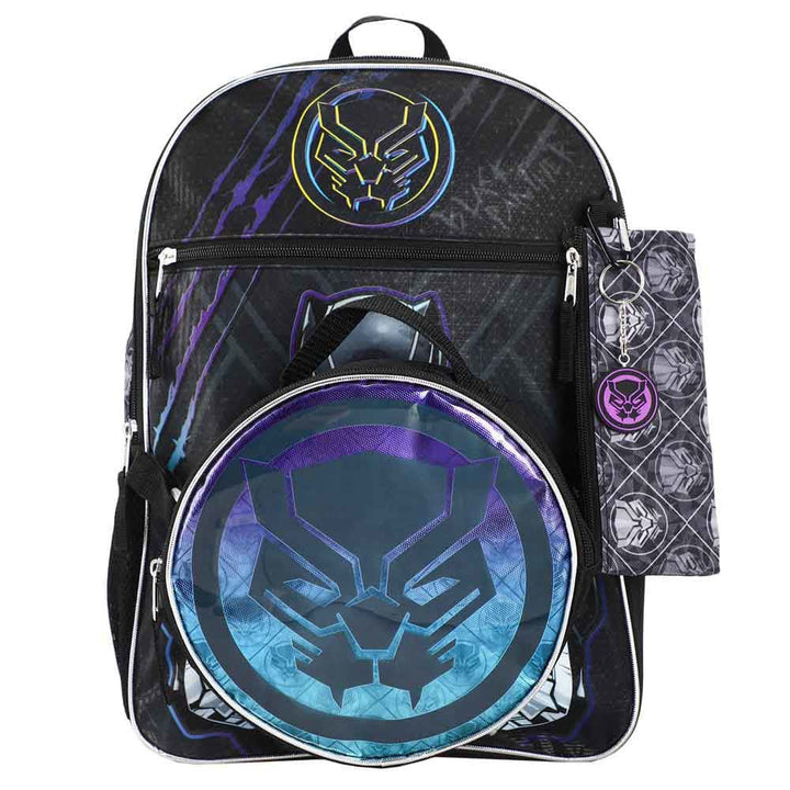 16 Marvel Black Panther 5 Backpack (5 Piece Set) - Backpacks