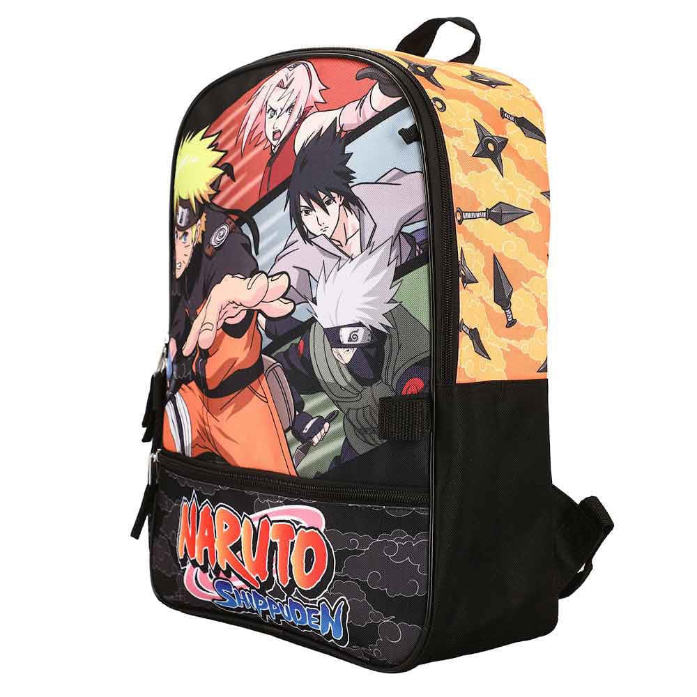 16 Naruto Shippuden Characters Backpack (5 Piece Set) - 