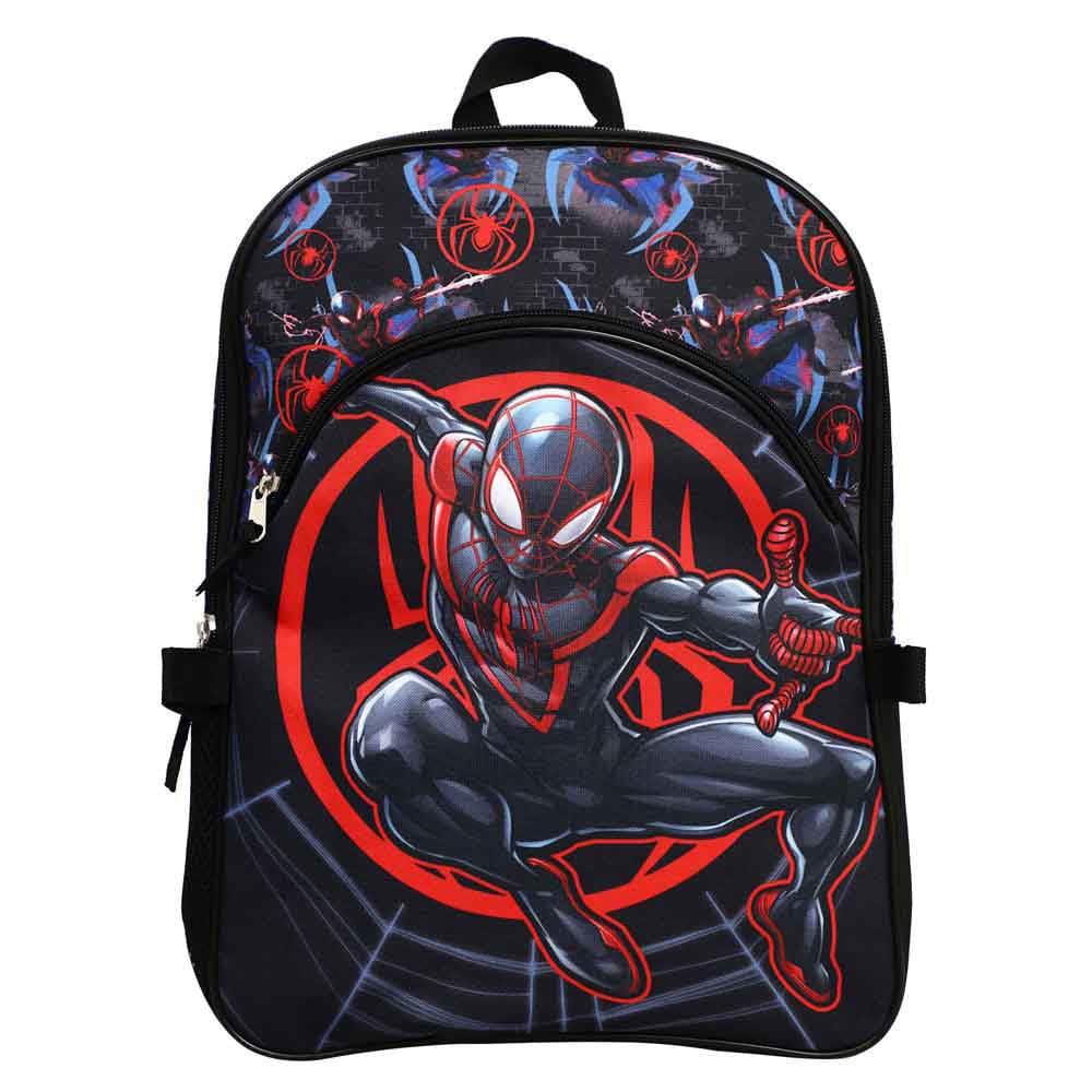 16 Marvel Spider-Man Miles Youth Backpack & Lunchbox -