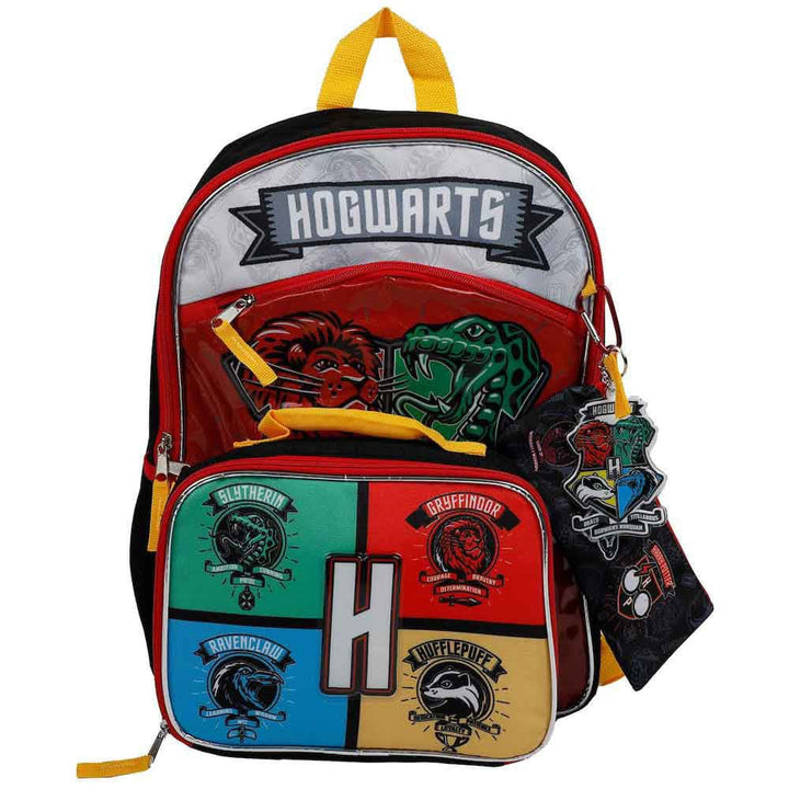 16 Harry Potter Hogwarts Backpack (5 Piece Set) - Backpacks