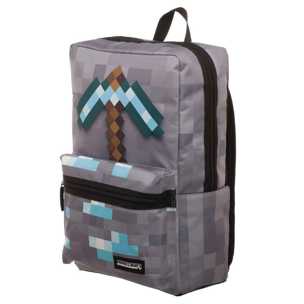 17 Minecraft Axe Patch Laptop Backpack - Backpacks