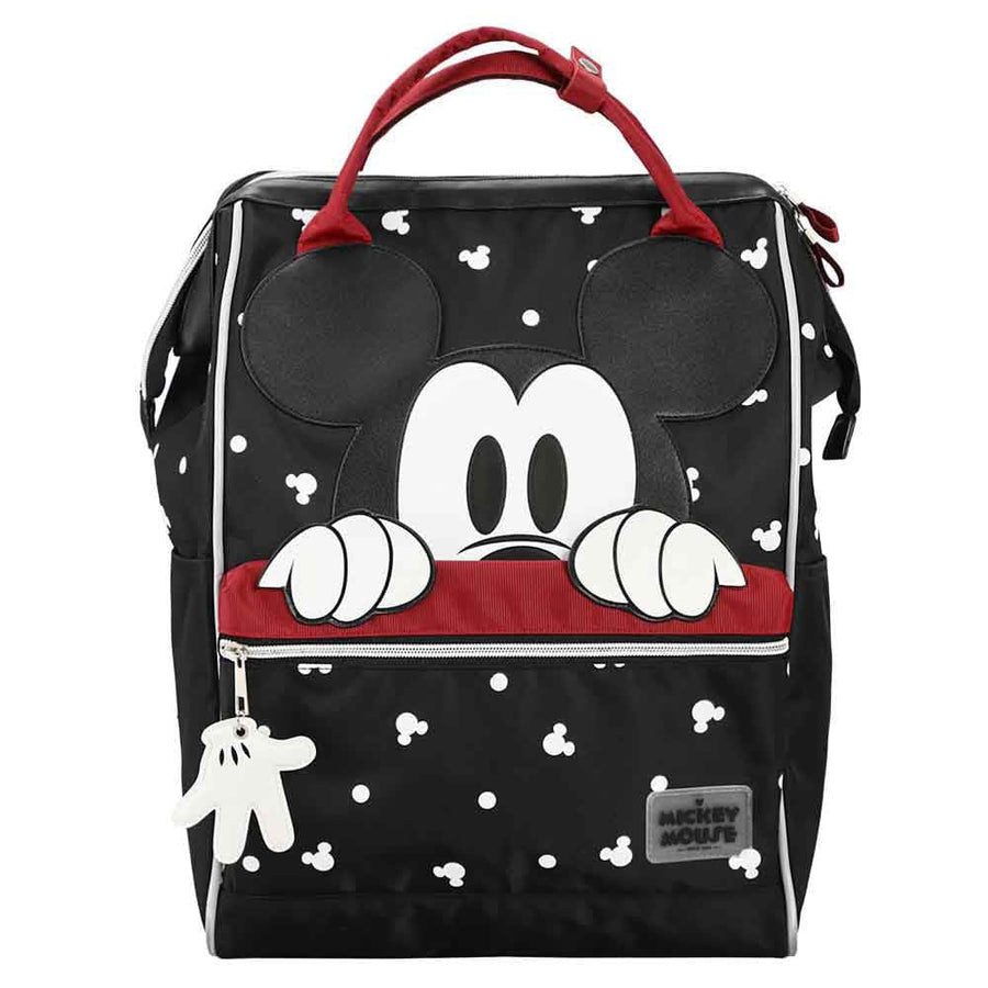 10 Disney Mickey Mouse Big Face Tablet Sleeve Backpack - 