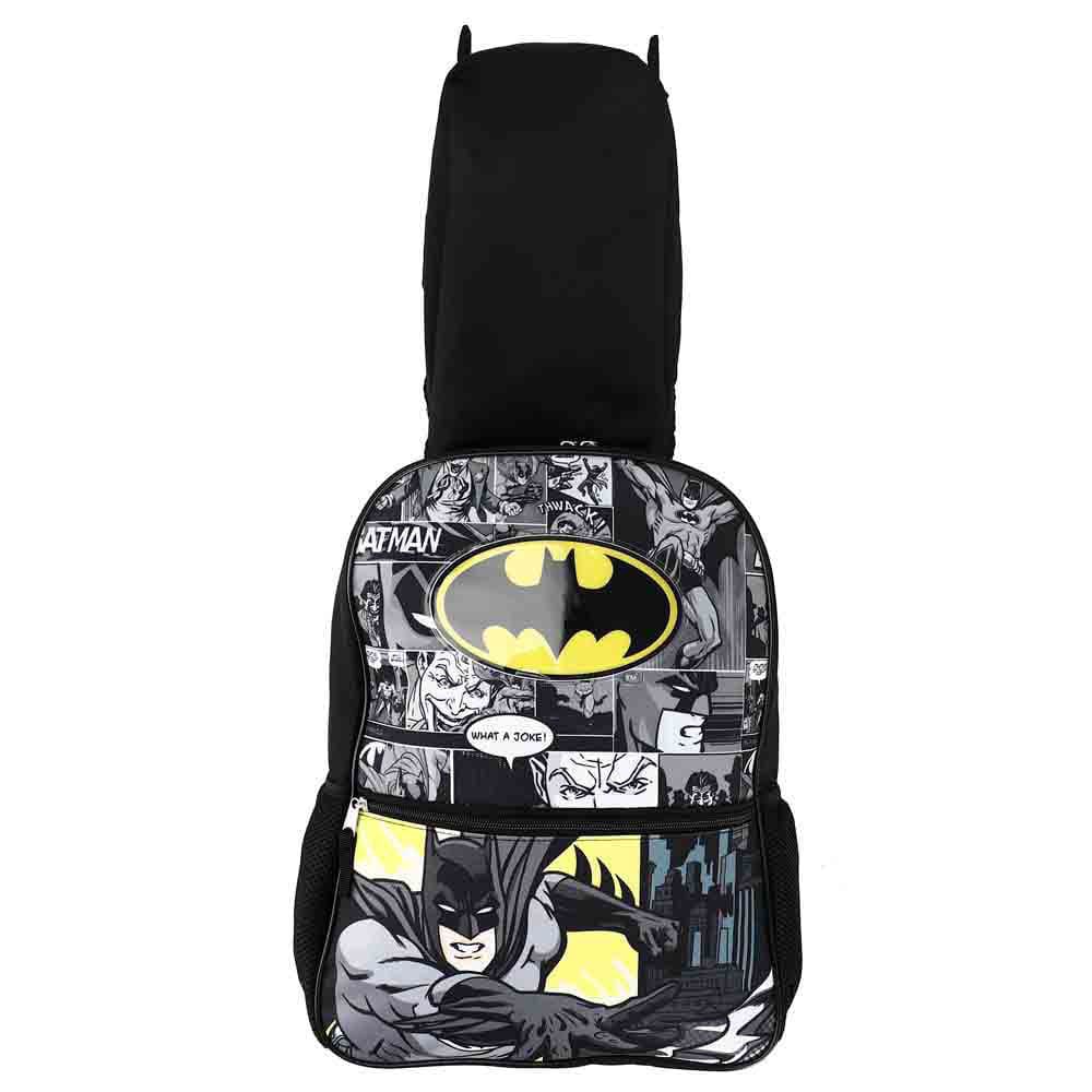 16 DC Comics Batman Hooded Kids Backpack - Backpacks