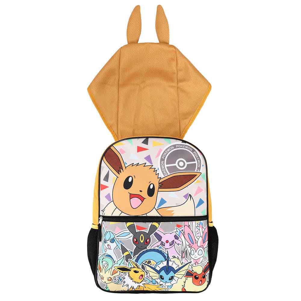16 Pokemon Eevee Hooded Kids Backpack - Backpacks
