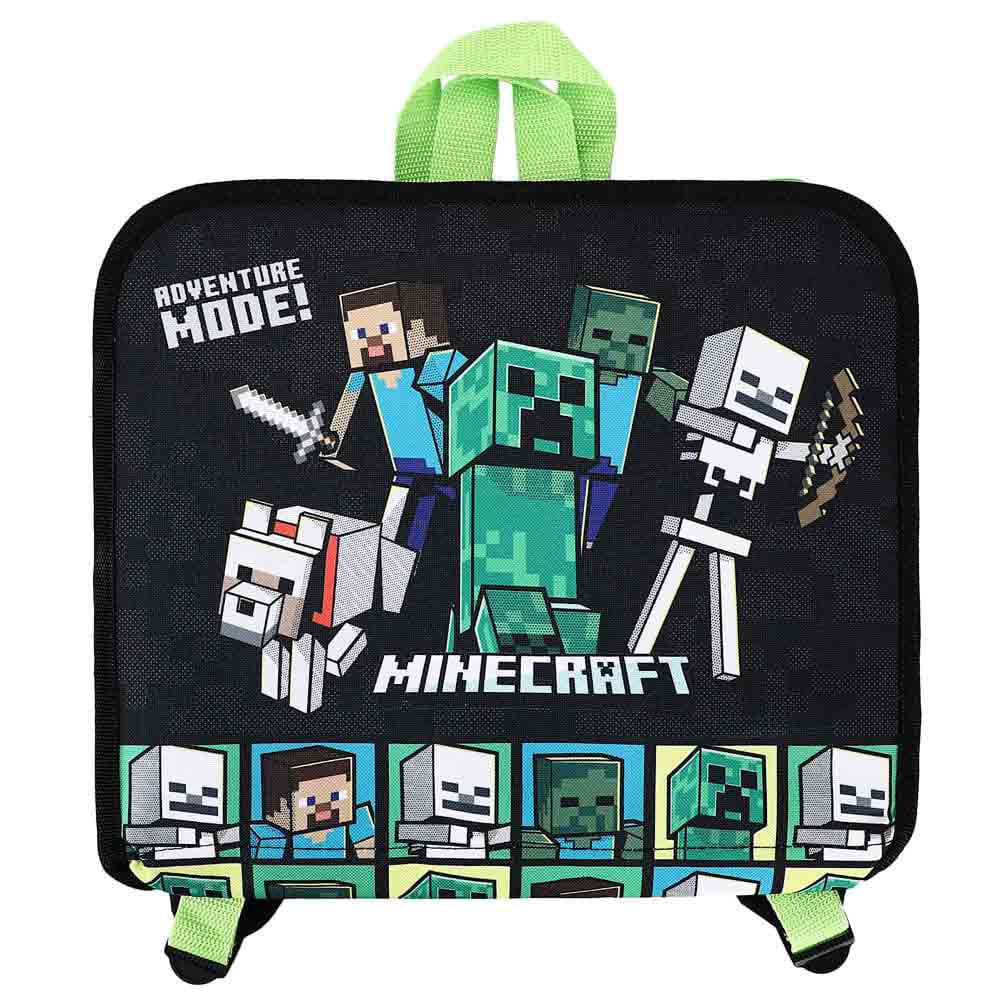 12 Minecraft Creeper Kids Hanging Tablet Display Backpack - 