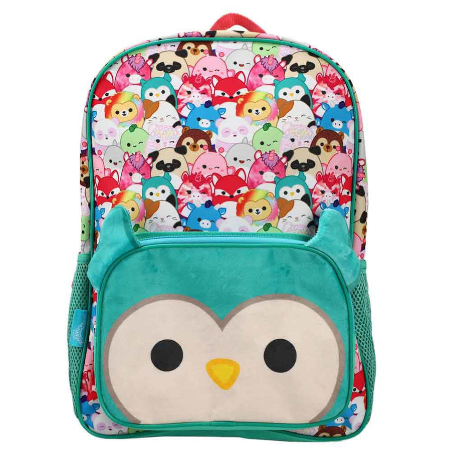 16 Squishmallows Winston The Owl Plush Pocket Youth Backpack