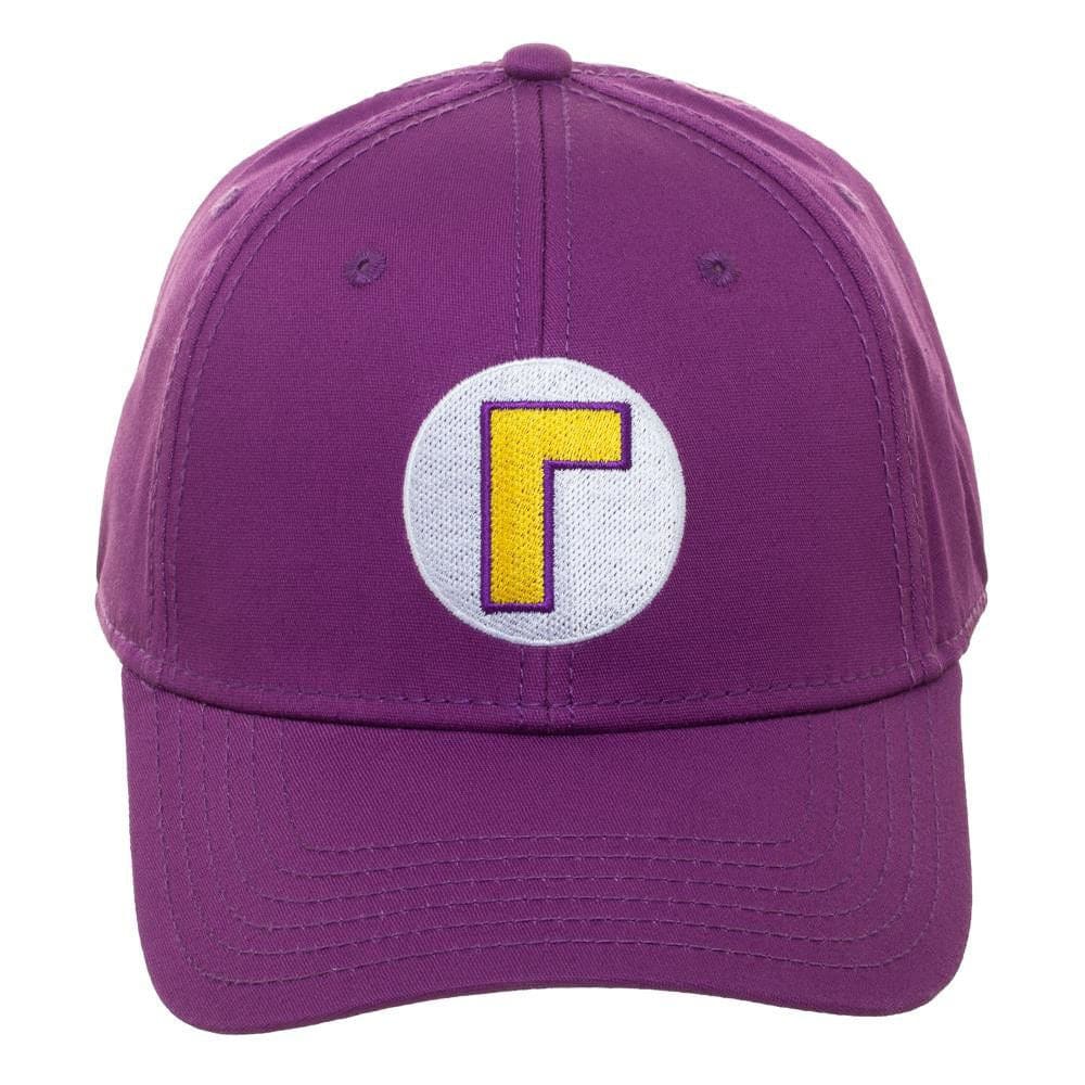 Super Mario Waluigi Flex Fit Hat - Clothing - Hats Snapbacks