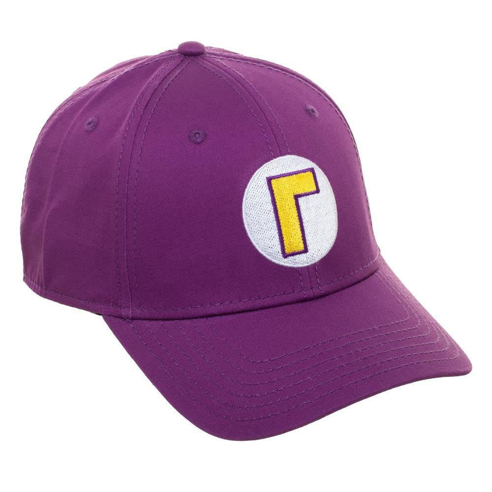 Super Mario Waluigi Flex Fit Hat - Clothing - Hats Snapbacks