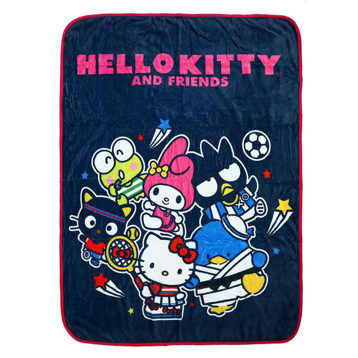 48 x 60 Hello Kitty & Friends Sports Fleece Throw Blanket - 