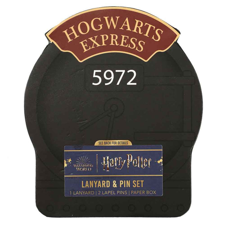 Harry Potter Hogwarts Express Lapel Pins & Lanyard Box Set -