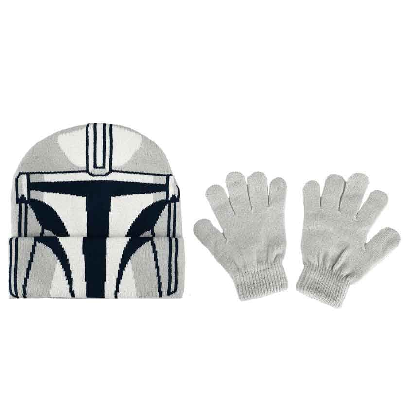 Star Wars The Mandalorian Bo Katan Youth Beanie & Gloves 