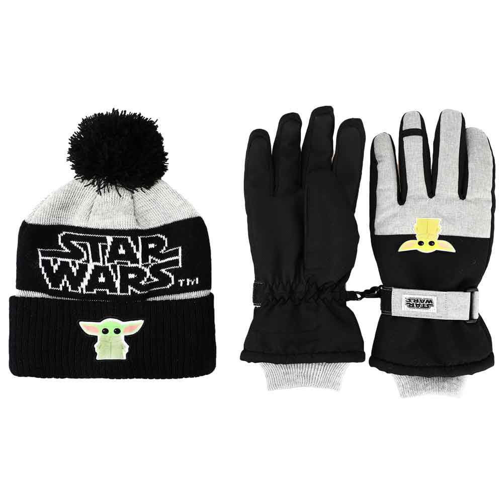 Star Wars The Mandalorian Grogu Youth Beanie & Ski Gloves 