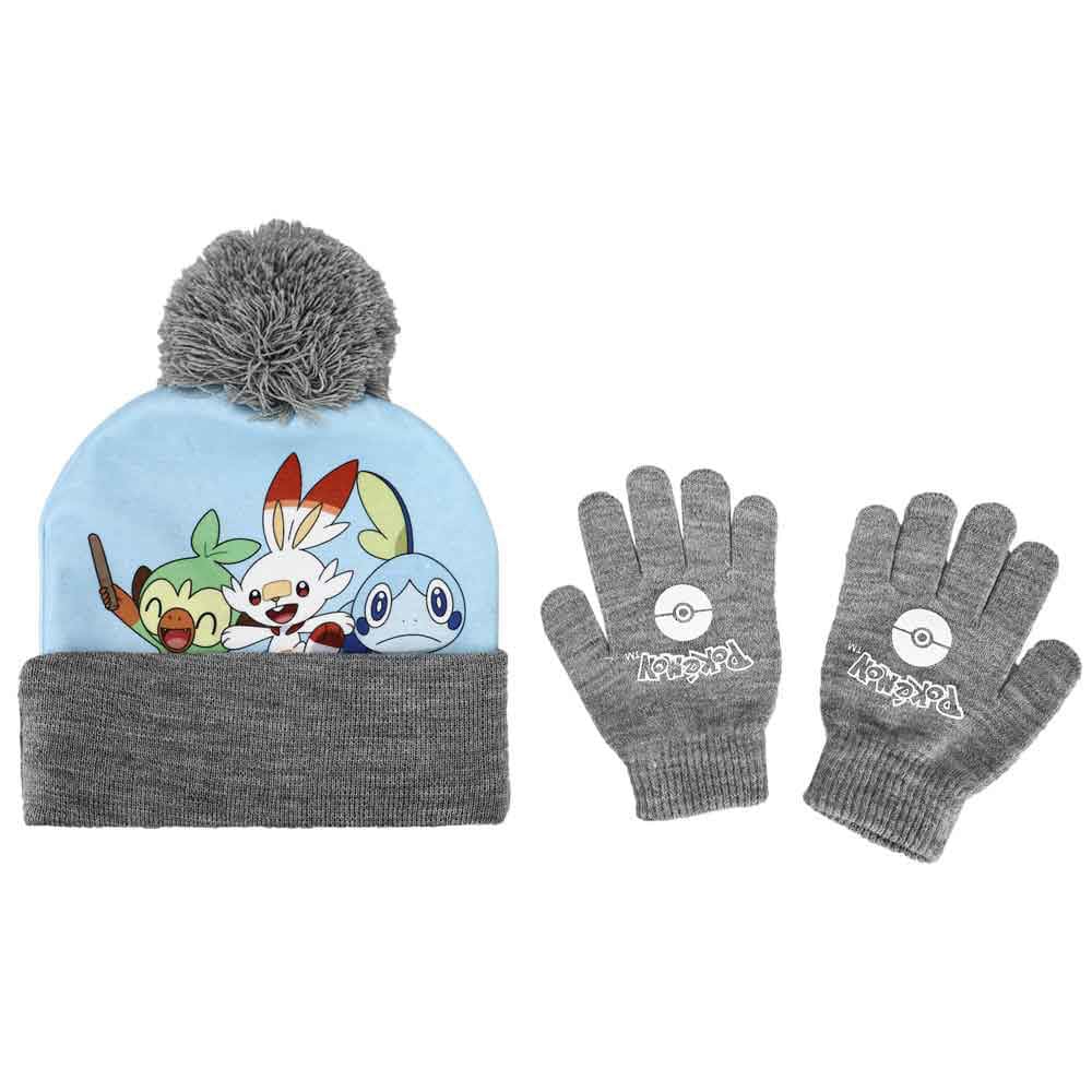 Pokemon Characters Youth Beanie & Gloves Combo - Clothing - 
