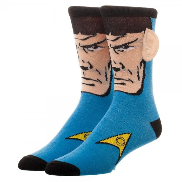 Star Trek Spock Crew Socks With Ears - Socks