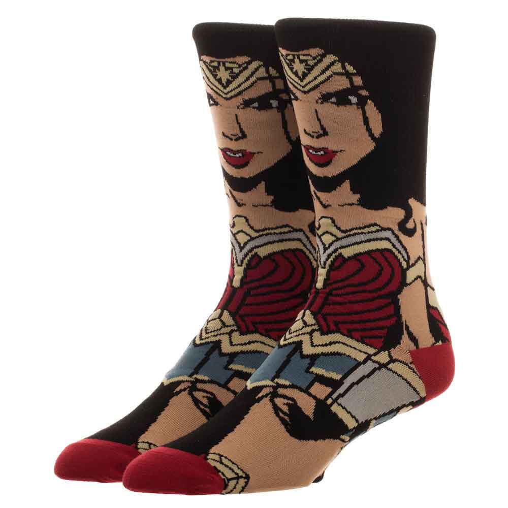 Dc Comics Justice League Wonder Woman 360 Character Socks - 