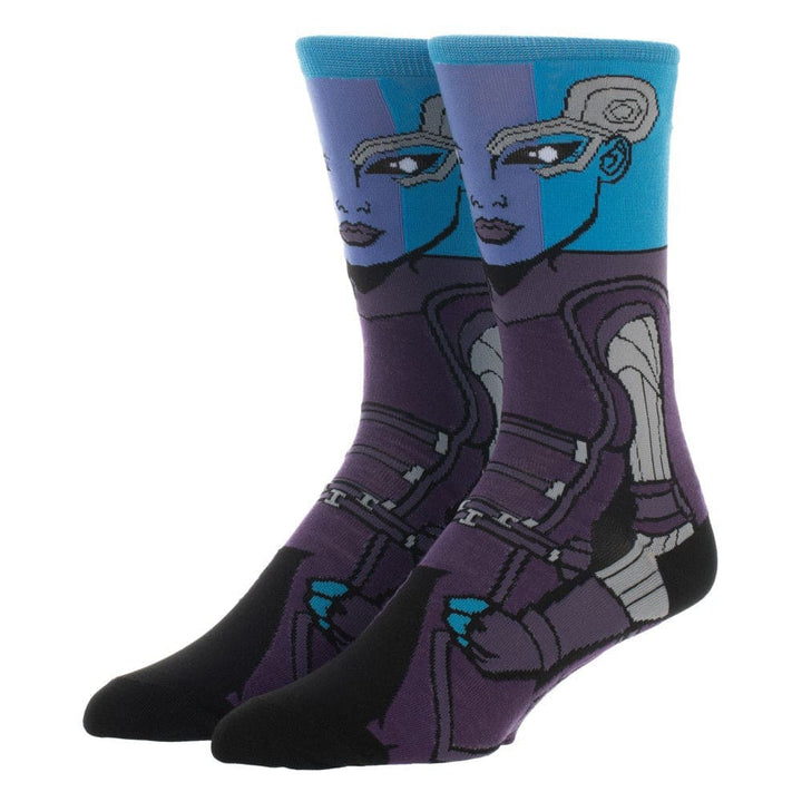 Marvel Nebula Animigos 360 Character Socks - Socks